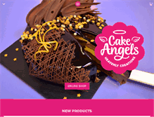 Tablet Screenshot of cake-angels.co.uk